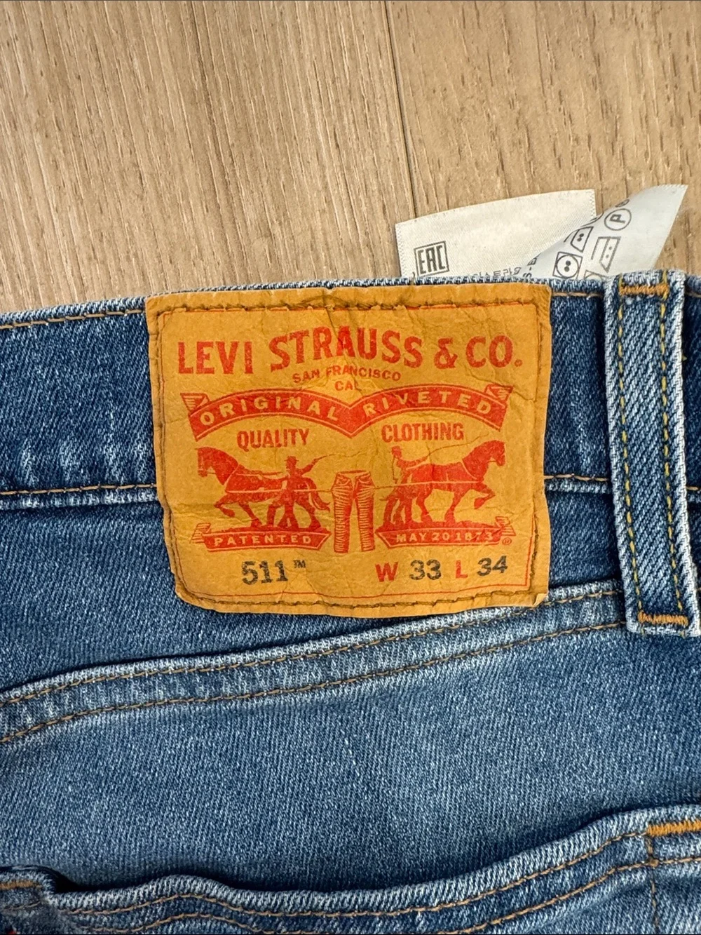 Levi's 511 Men's Straight Fit Jeans 33x34